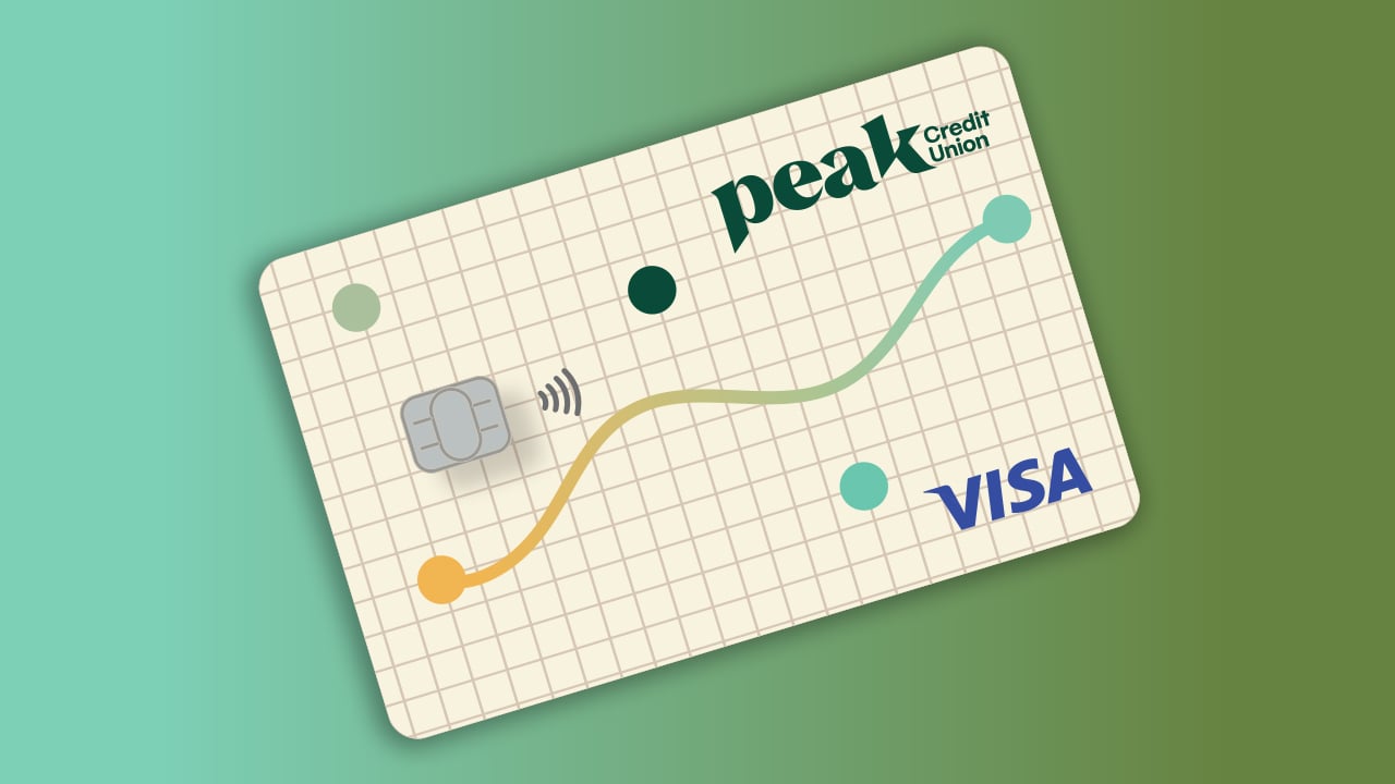 Peak branded Visa Platinum Rewards Card