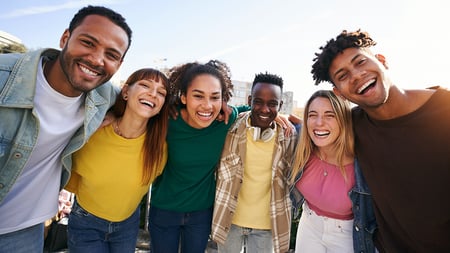 Group photo of young adults