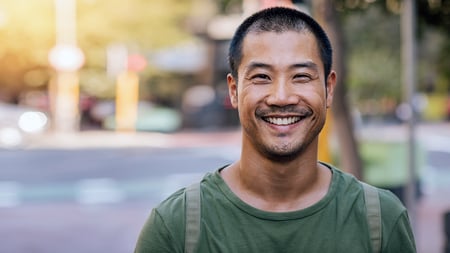 Smiling man